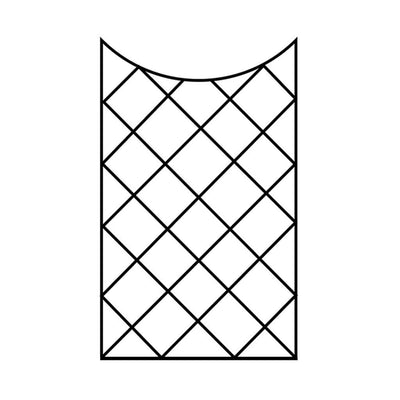 Crescent Wall Trellis