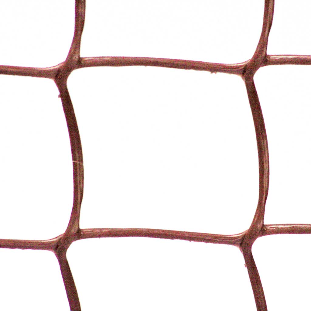 50mm Brown Plastic Mesh 0.5m x 20m - BULK
