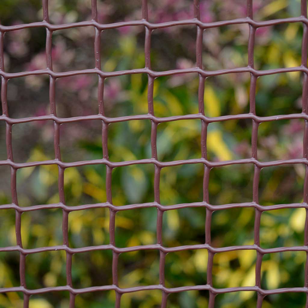 50mm Brown Plastic Mesh 1m x 20m - BULK