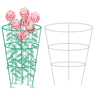 Flower Cone H76cm x 38cm Ø