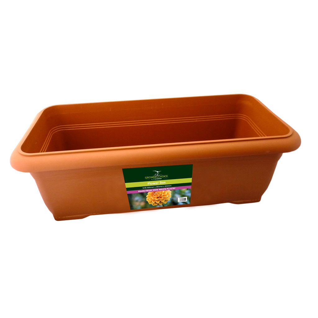 Flower Box Terracotta 860 x 380 x 300mm