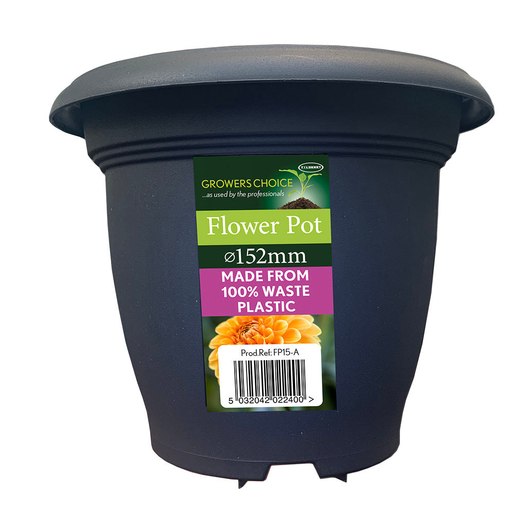 Flower Pot Anthracite 152 x 121mm