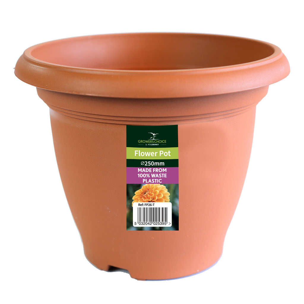 Flower Pot Terracotta 250 x 202mm