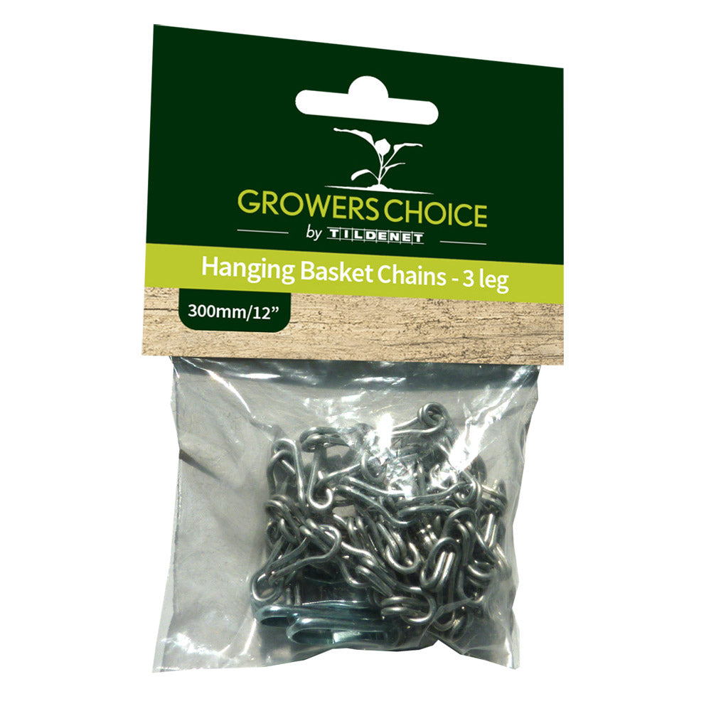 Hanging Basket Chain 3 leg - 12" - 300mm