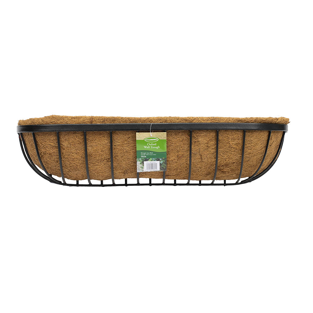 Oxford Deluxe Wall Trough with Coco Liner 30" 75cm