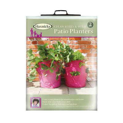 Strawberry & Herb Patio Planter 35cm Ø x D55cm