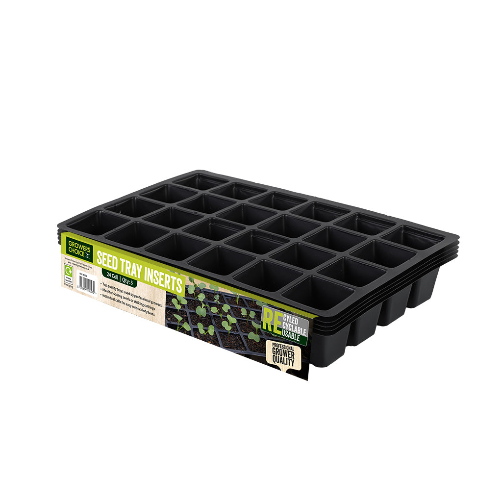 24 Cell Inserts Black - (5)