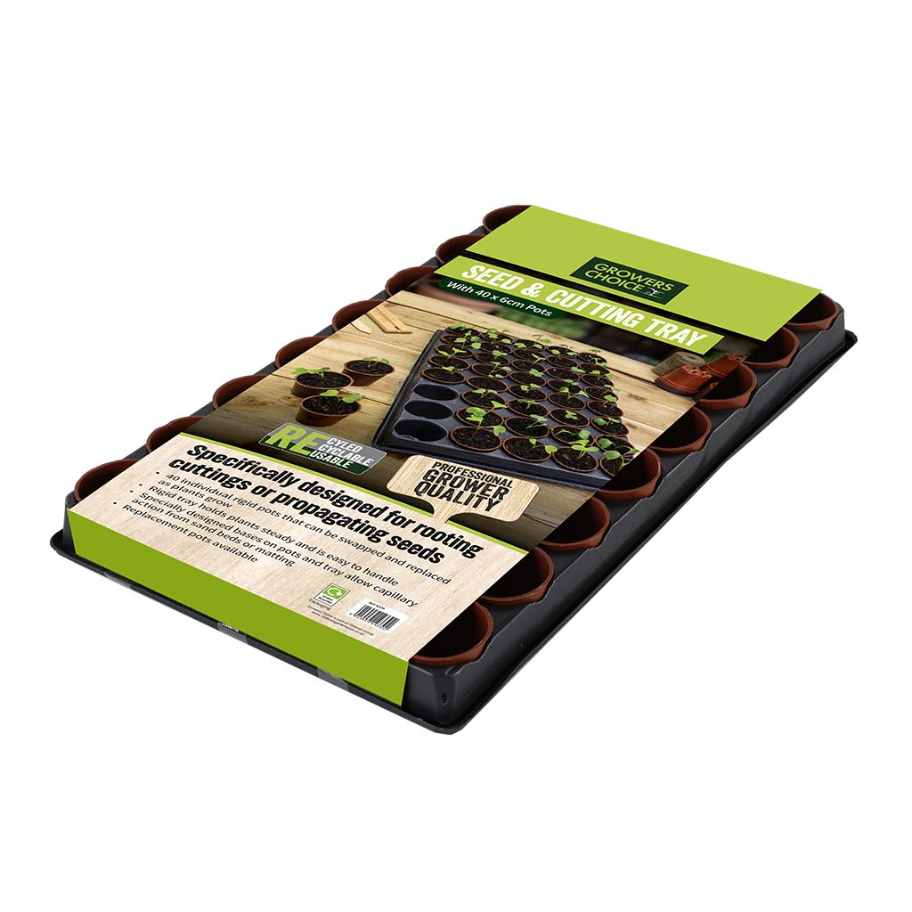 Seed and Cutting Tray 40 x 6cm Pots