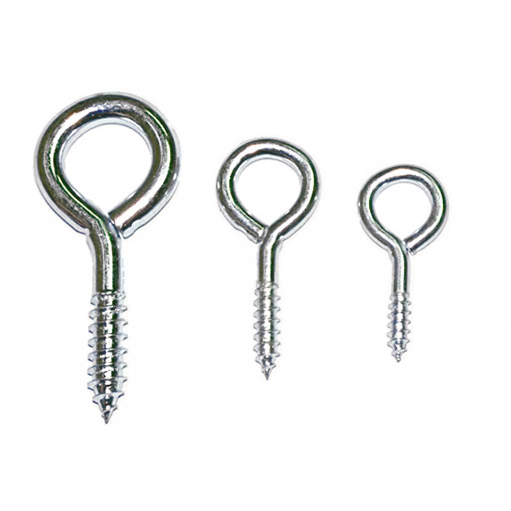 Zinc Screw Eyes 45mm