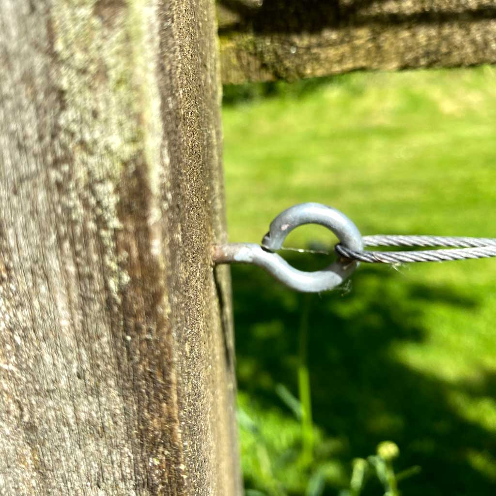 Zinc Screw Eyes 45mm