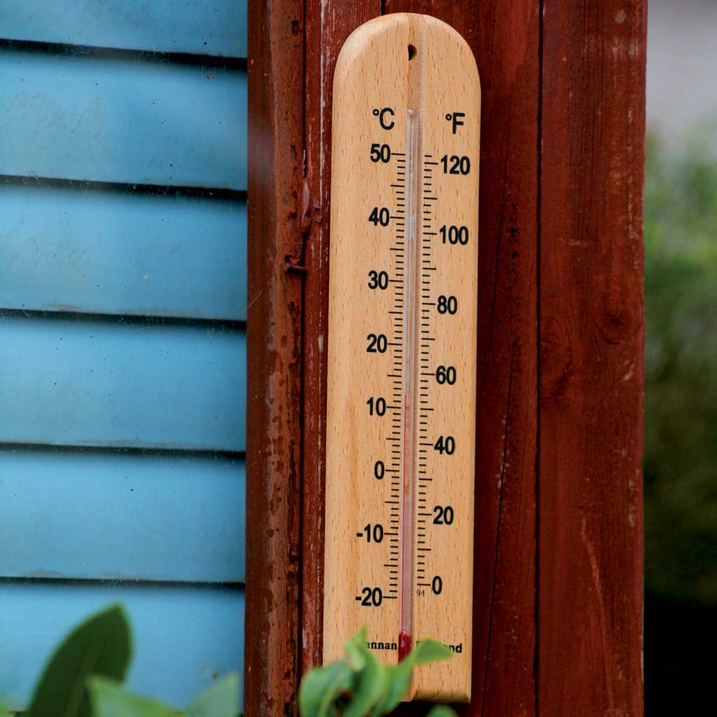 Wood Wall Thermometer