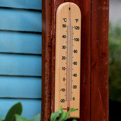 Wood Wall Thermometer