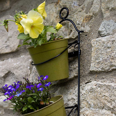 Tall Wall Pot Holder - 10 Pots - W12cm x H170cm